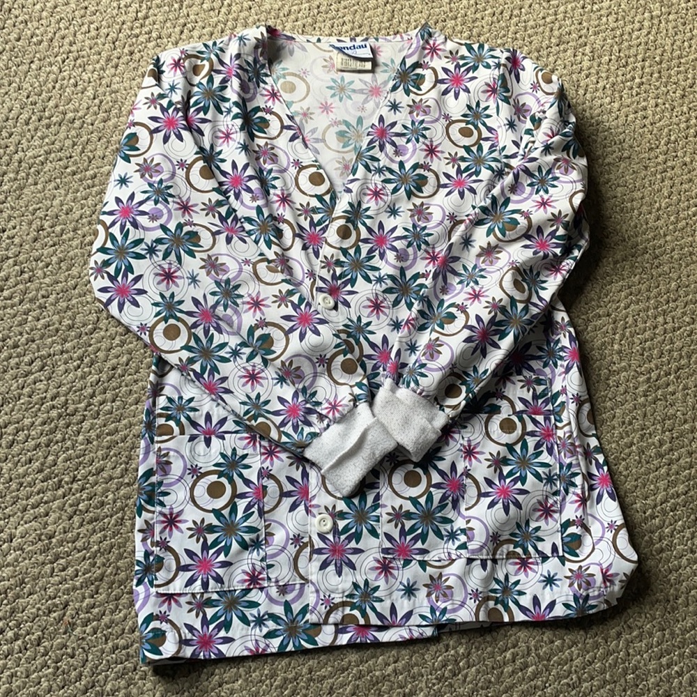 Landau-long sleeve scrub top